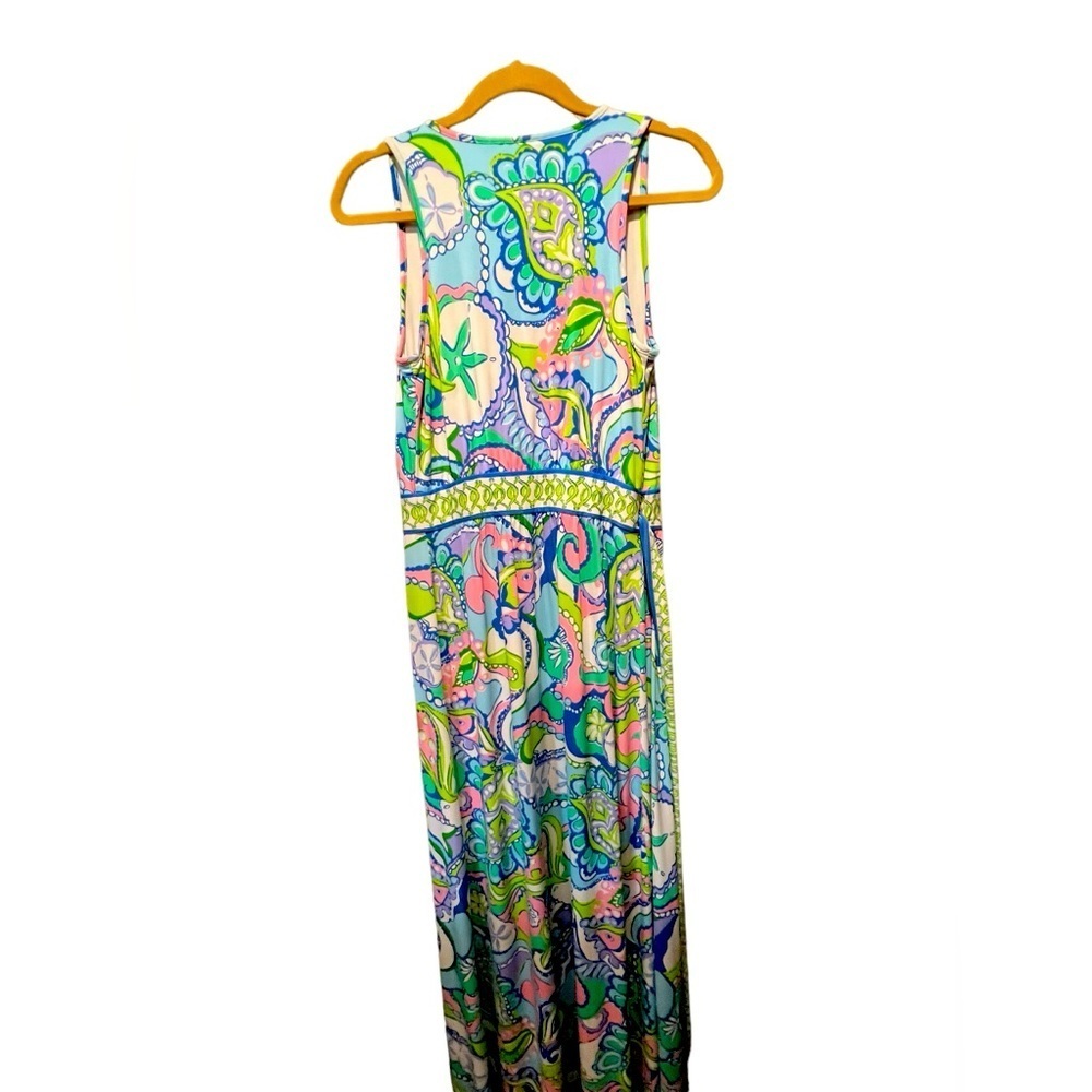 Lilly Pulitzer BELLINA Conch Republic SEASHELL Maxi Dress  SizeXS - Picture 6 of 14